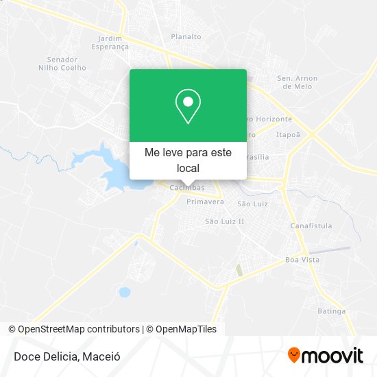 Doce Delicia mapa