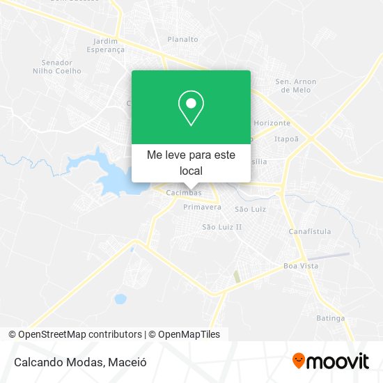 Calcando Modas mapa