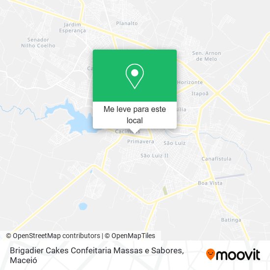 Brigadier Cakes Confeitaria Massas e Sabores mapa