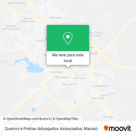 Queiroz e Freitas Advogados Associados mapa