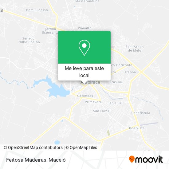 Feitosa Madeiras mapa