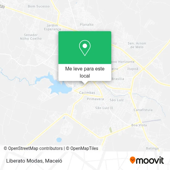 Liberato Modas mapa