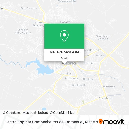 Centro Espírita Companheiros de Emmanuel mapa