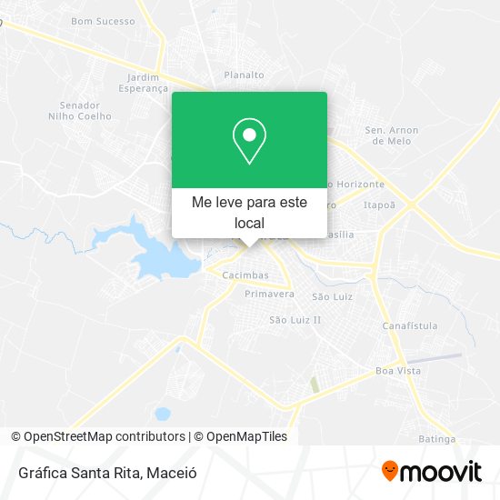 Gráfica Santa Rita mapa
