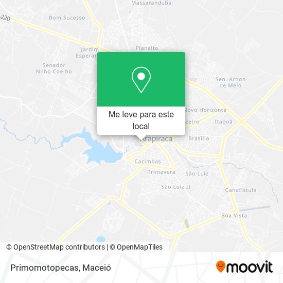 Primomotopecas mapa
