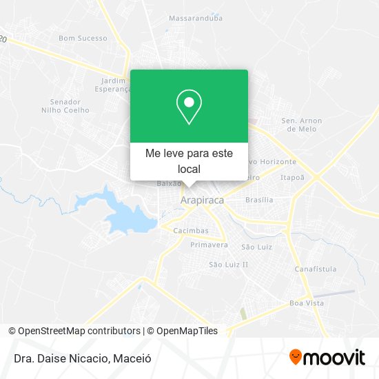Dra. Daise Nicacio mapa