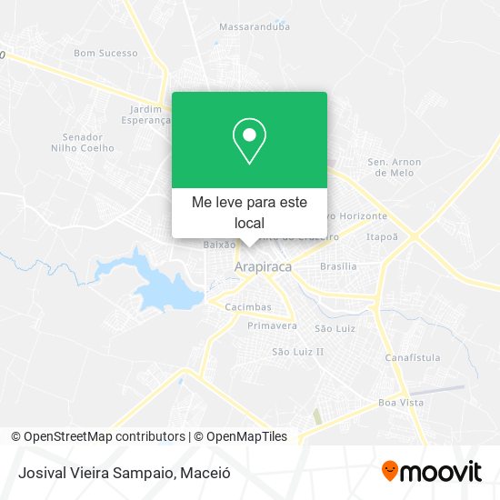 Josival Vieira Sampaio mapa