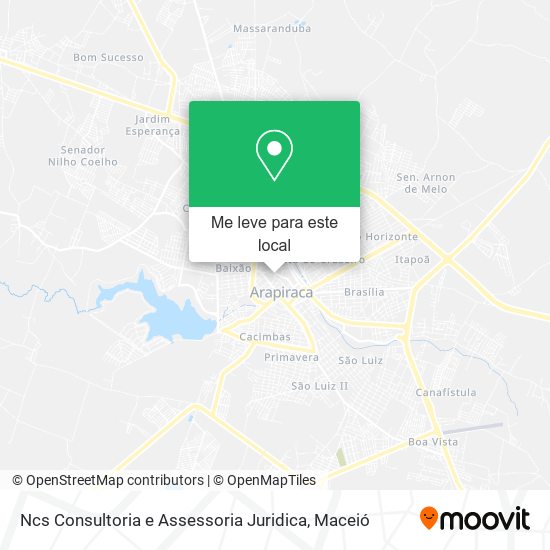 Ncs Consultoria e Assessoria Juridica mapa