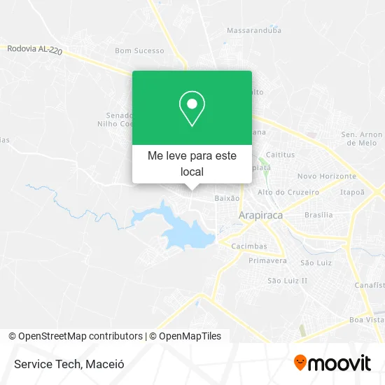 Service Tech mapa
