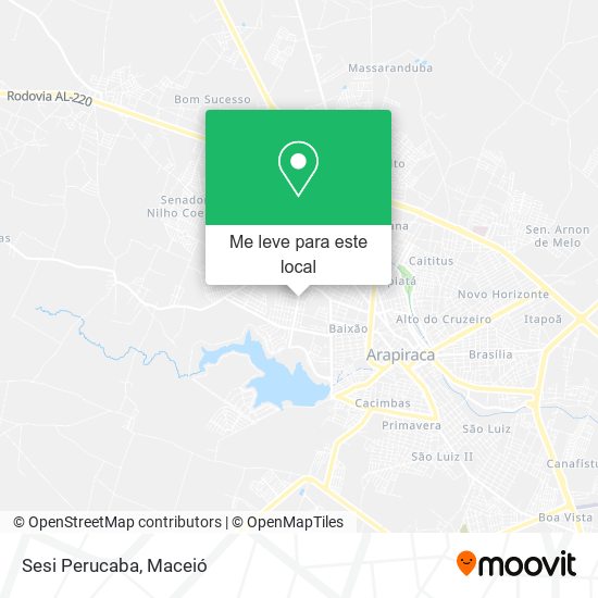 Sesi Perucaba mapa
