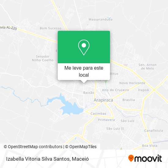 Izabella Vitoria Silva Santos mapa