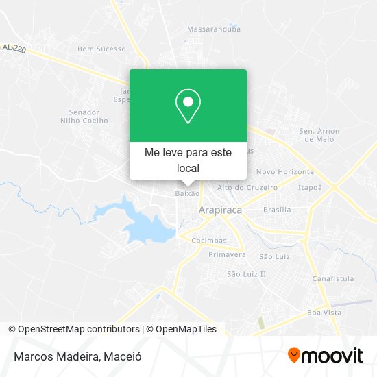Marcos Madeira mapa