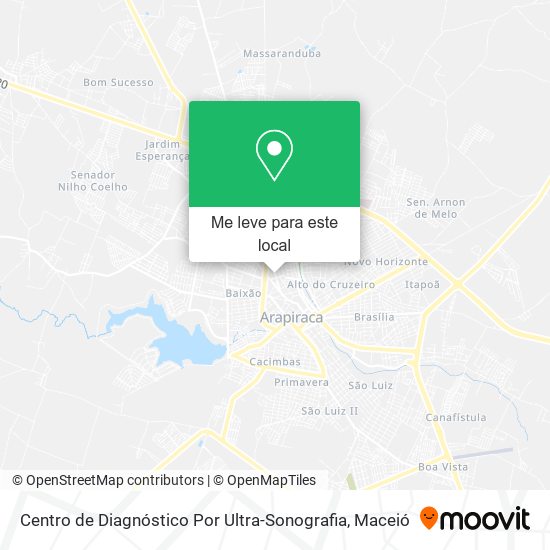 Centro de Diagnóstico Por Ultra-Sonografia mapa