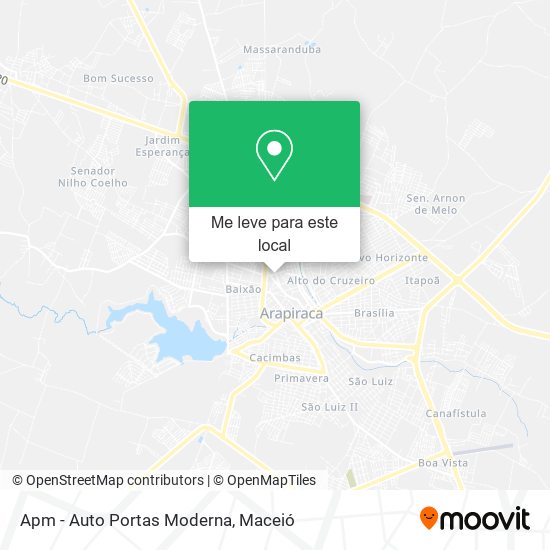 Apm - Auto Portas Moderna mapa