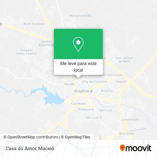 Casa do Amor mapa