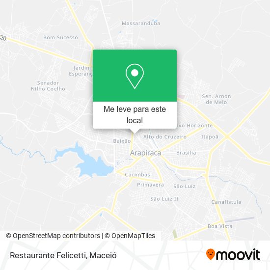 Restaurante Felicetti mapa