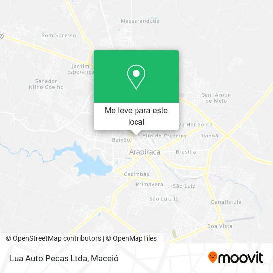 Lua Auto Pecas Ltda mapa