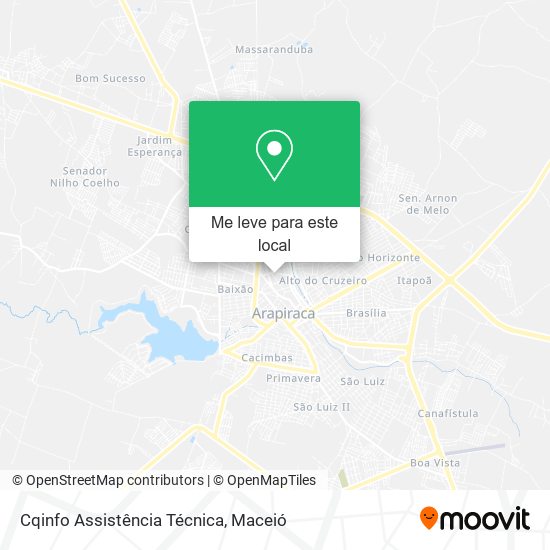 Cqinfo Assistência Técnica mapa