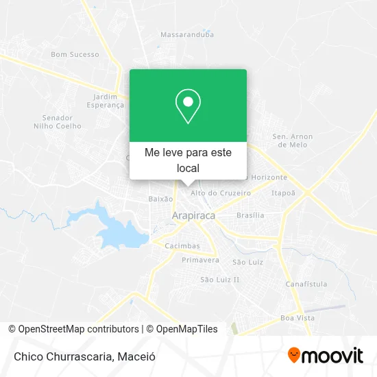 Chico Churrascaria mapa