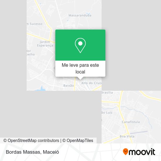 Bordas Massas mapa