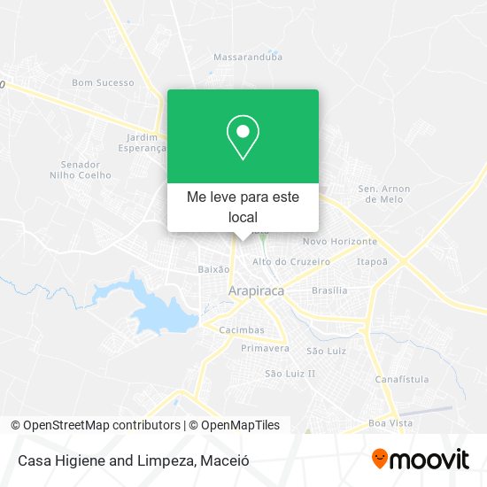 Casa Higiene and Limpeza mapa