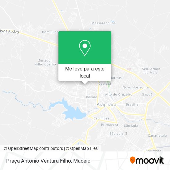 Praça Antônio Ventura Filho mapa