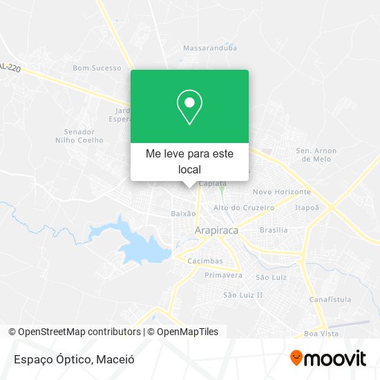 Espaço Óptico mapa