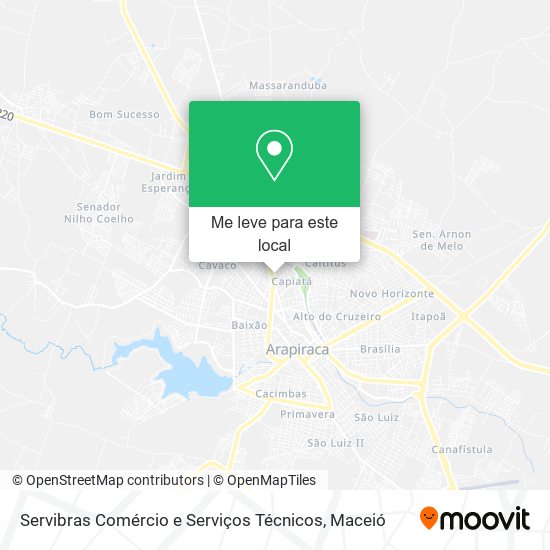 Servibras Comércio e Serviços Técnicos mapa