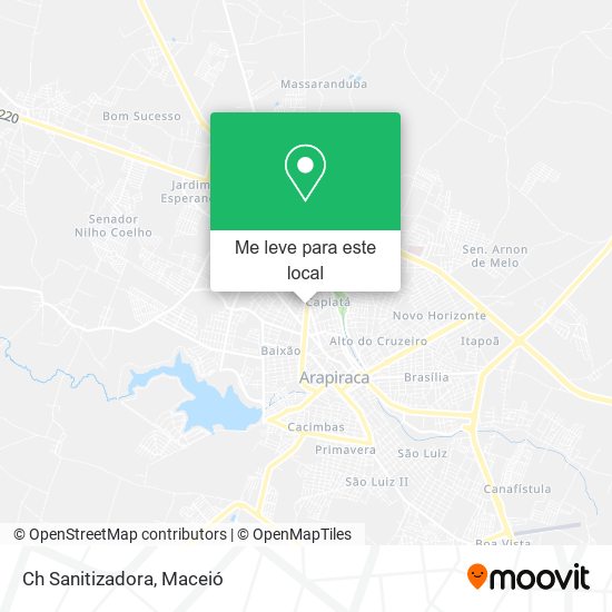 Ch Sanitizadora mapa