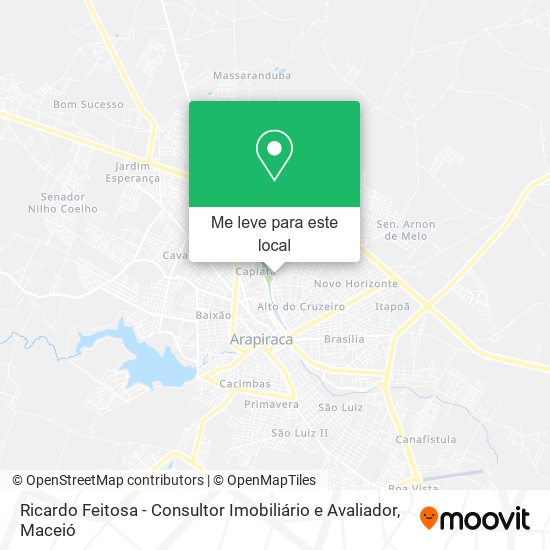 Ricardo Feitosa - Consultor Imobiliário e Avaliador mapa