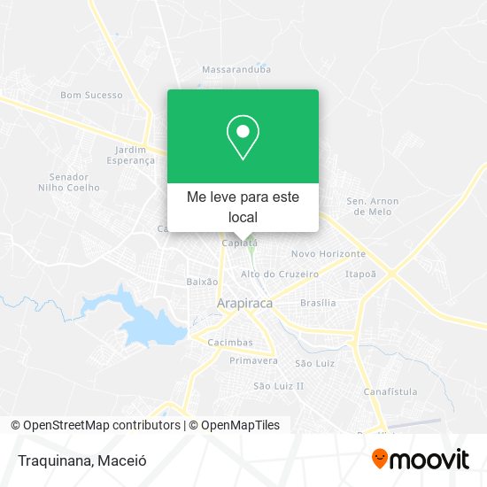 Traquinana mapa