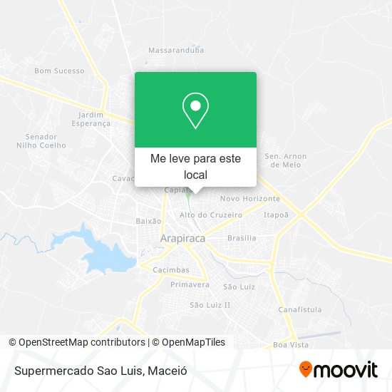 Supermercado Sao Luis mapa