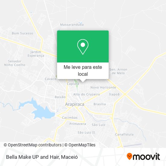 Bella Make UP and Hair mapa