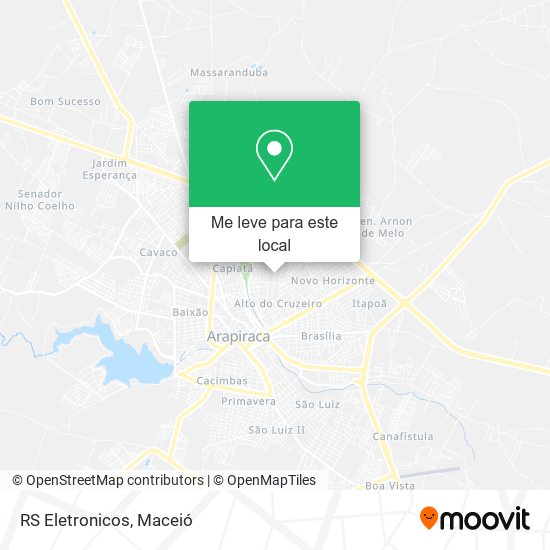 RS Eletronicos mapa