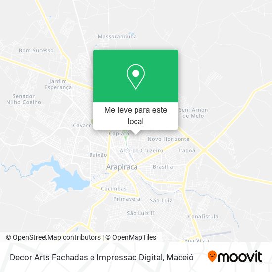 Decor Arts Fachadas e Impressao Digital mapa