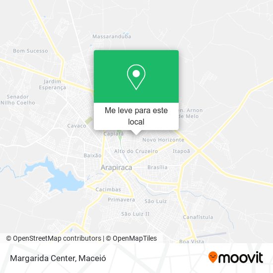 Margarida Center mapa