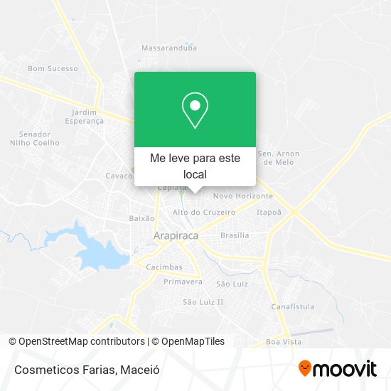 Cosmeticos Farias mapa