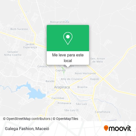 Galega Fashion mapa