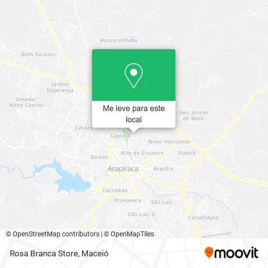 Rosa Branca Store mapa