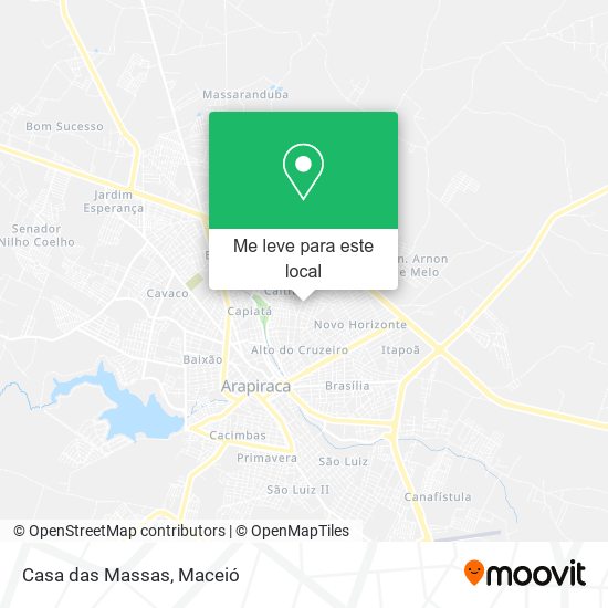 Casa das Massas mapa