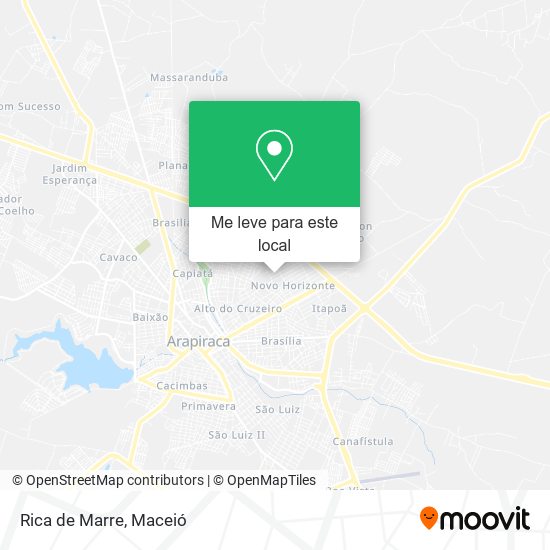 Rica de Marre mapa