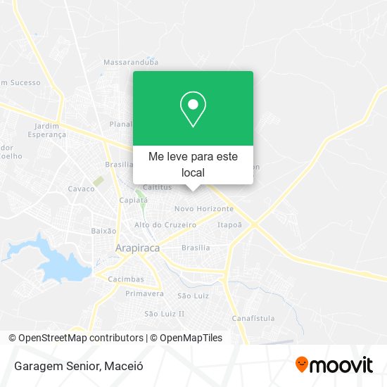 Garagem Senior mapa