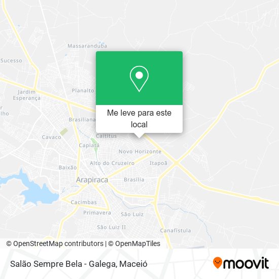 Salão Sempre Bela - Galega mapa