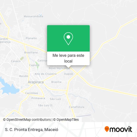 S. C. Pronta Entrega mapa