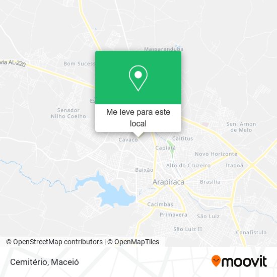 Cemitério mapa
