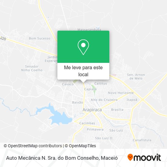 Auto Mecânica N. Sra. do Bom Conselho mapa