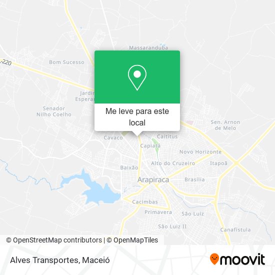 Alves Transportes mapa