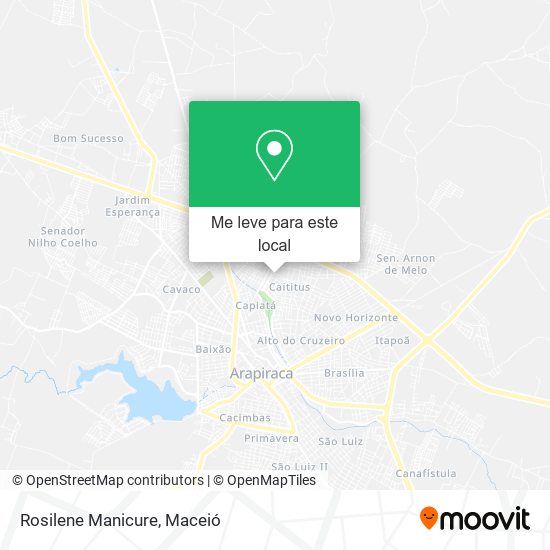 Rosilene Manicure mapa