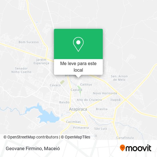 Geovane Firmino mapa