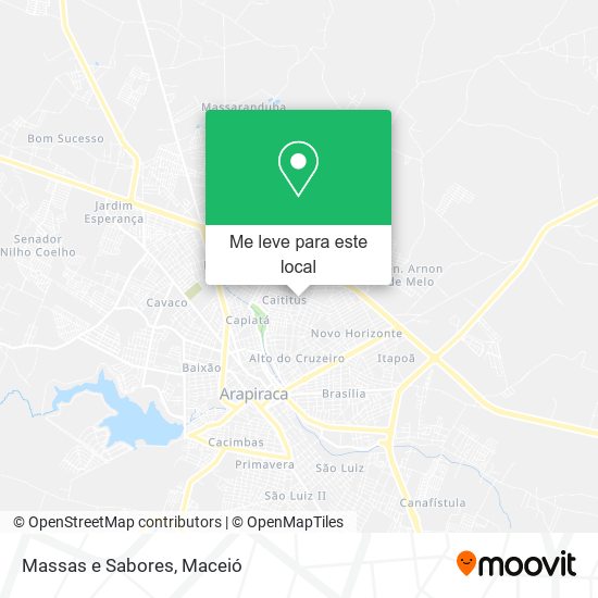 Massas e Sabores mapa